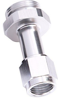-8An Female To Holley 4150 Silver Swivel Nut (Pair)