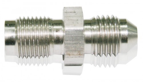 -4An To Inverted 7/16 X 24    Stainless Male To Male