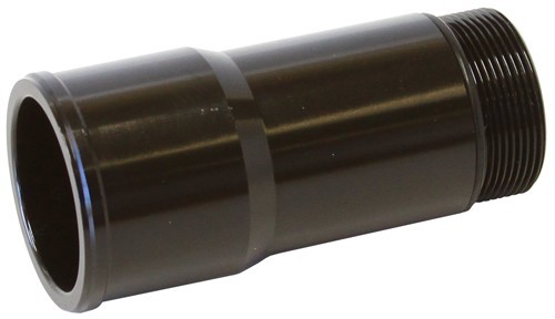 1.5" Radiator Hose Adapter    Black Short 2.75" Length Cvr