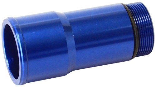 1.75" Radiator Hose Adapter   Blue Short 2.75" Length Cvr