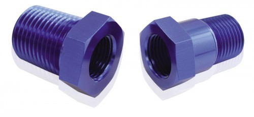 Temperature Probe Adapter     Blue 3/8" Male 5/8" Female