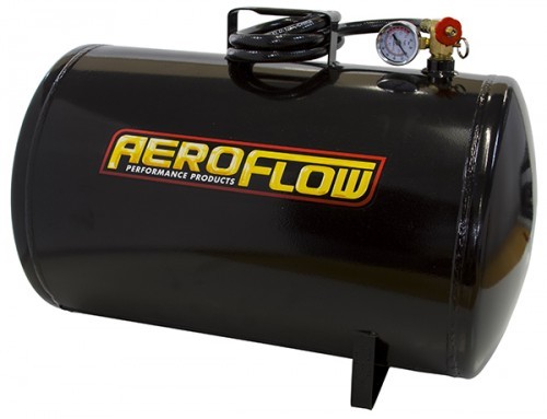 10 Gal Portable Air Tank Blackwith Tank Valve 125 Max Operat