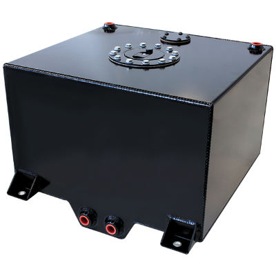 Black Alloy Fuel Cell 38 Litre10 Us Gallons With Cavity/Sump