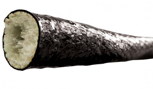 Aeroflow Heat Guard 1" Id     Black Colour 3.7M / 12Ft