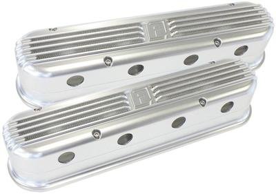 Ls Chev Billet Retro Silver Valve Covers, Ls2 And Ls3 Coil