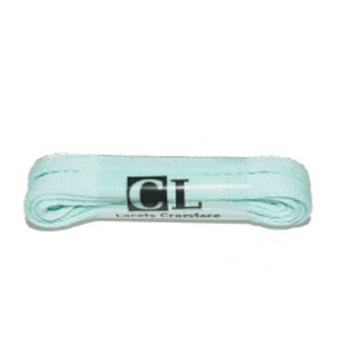Lacets plats bleu lagon Crazylace
