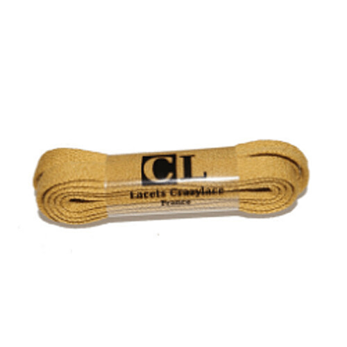 Lacets plats camel Crazylace