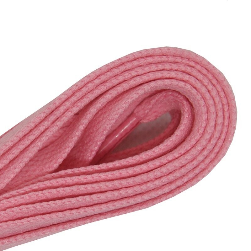 Lacets plats larges skateboard rose foncé