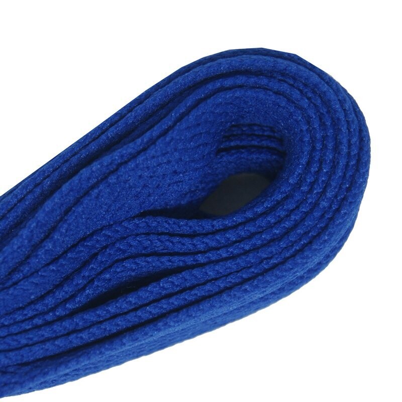 Wide flat skateboard laces royal blue