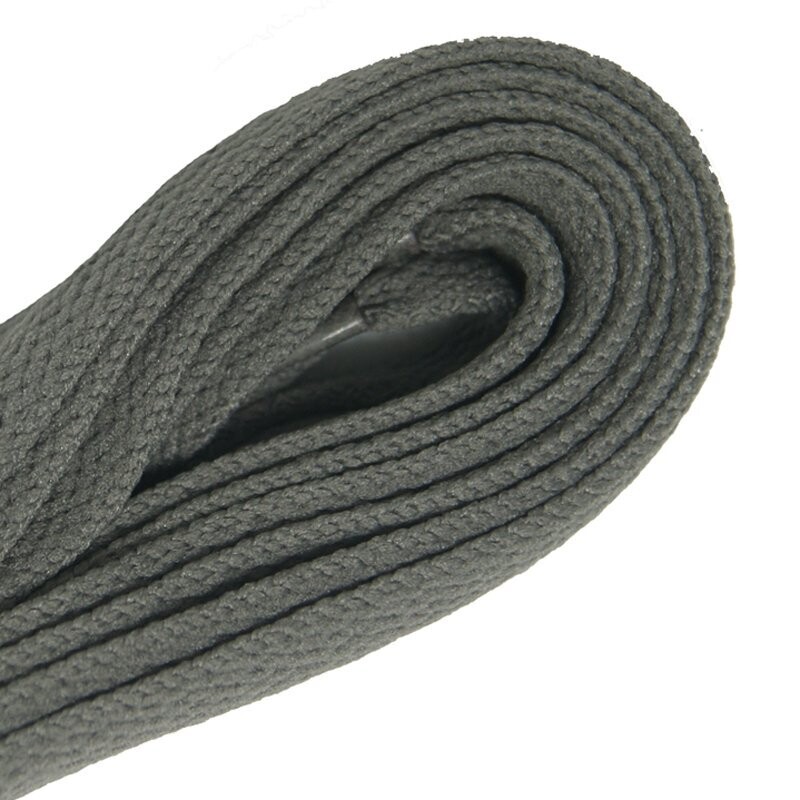 Lacets plats larges skateboard  gris anthracite