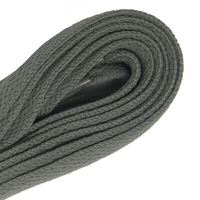 Lacets plats larges skateboard gris anthracite