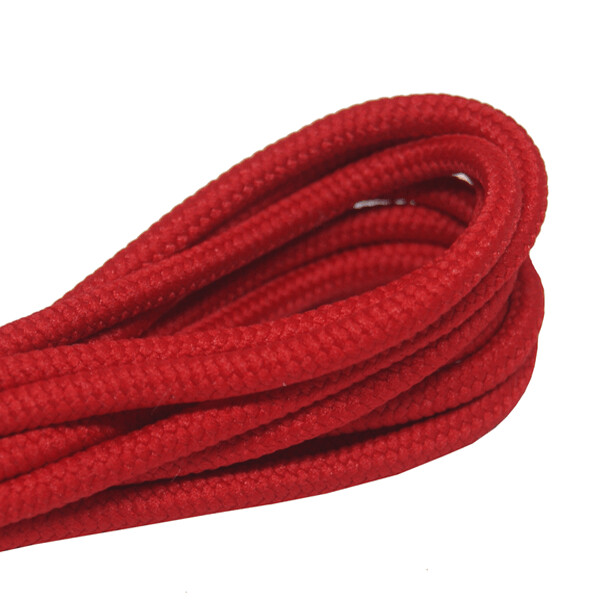 Lacets ronds épais rouges