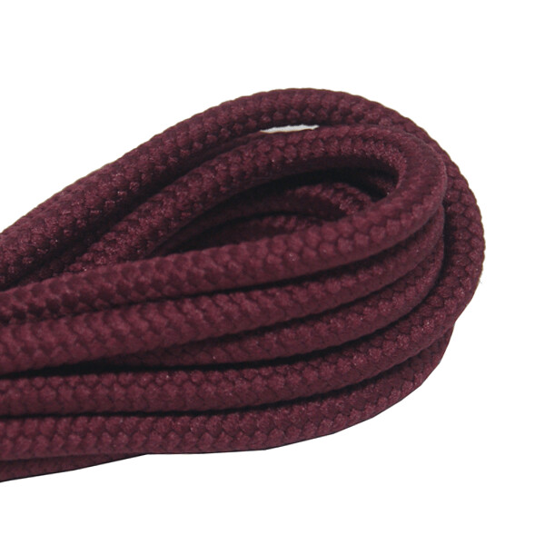 Lacets ronds épais bordeaux