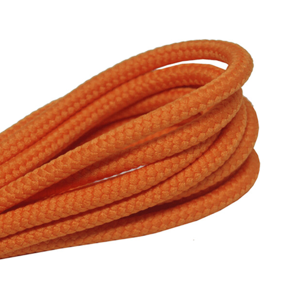 Lacets ronds épais mandarine