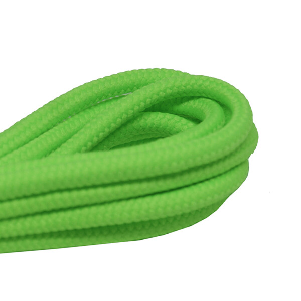 Lacets ronds  épais vert fluo