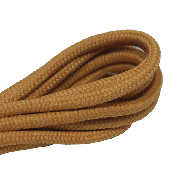 Lacets ronds épais caramel