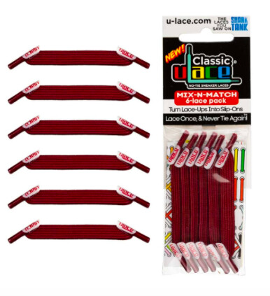 Pack classique U-LACE maroon-bordeaux
