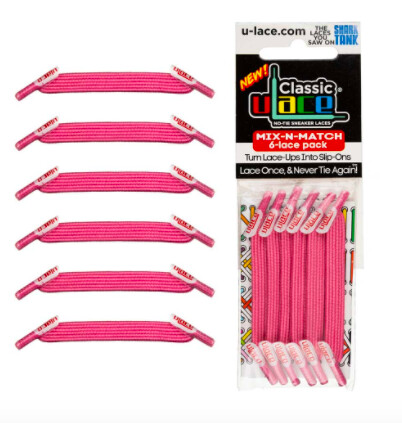 Pack classique U-LACE gum rose bubblegum