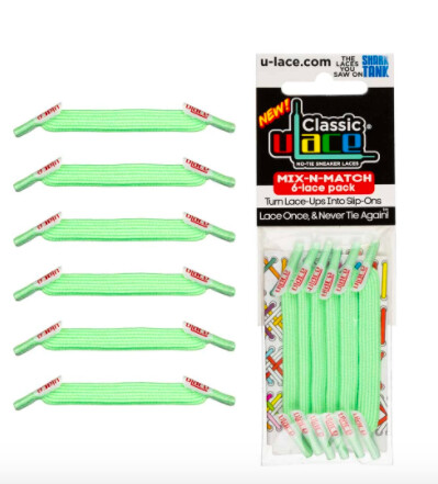 Pack classique  U-LACE menthe verte -minty