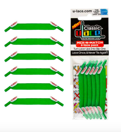 Pack classique U-LACE vert Kelly
