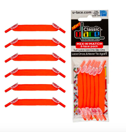 Pack classique U-LACE orange fluo