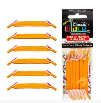 Pack classique U-LACE orange bright