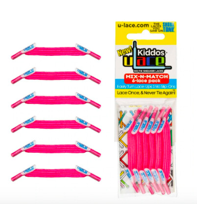 Pack kiddo's U-LACE rose shocking