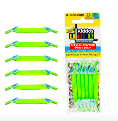 Pack kiddo's U-LACE vert bright