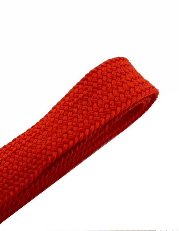 Poppy red extra wide flat laces Poppy red extra wide flat laces