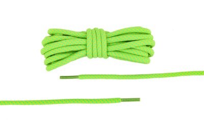 Lacets ronds citron vert et vert tilleul rope lace