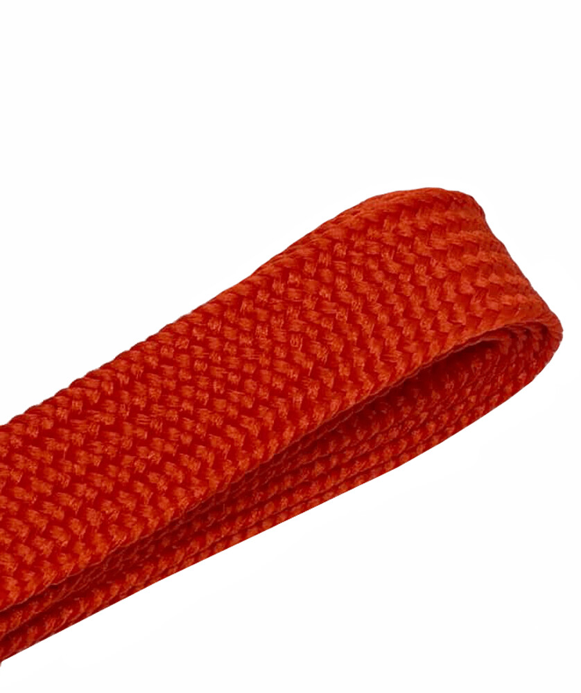 Extra wide flat terracotta laces