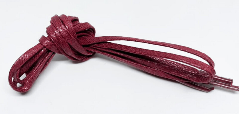 Fine flat waxed wine laces