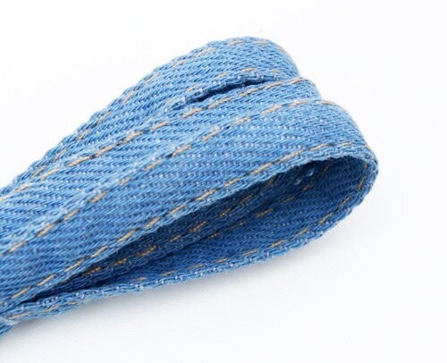 Lacets en jeans clair
