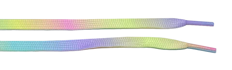 Cool Multicolor Tie-Dye Flat Shoelaces