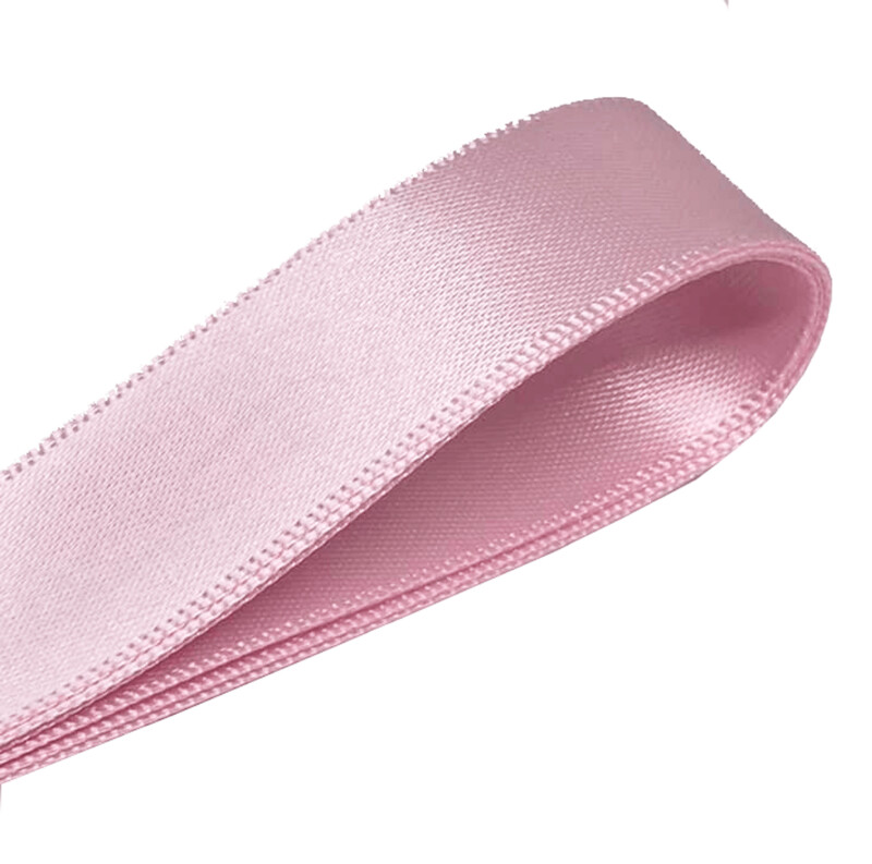 Lacets plats larges rose guimauve