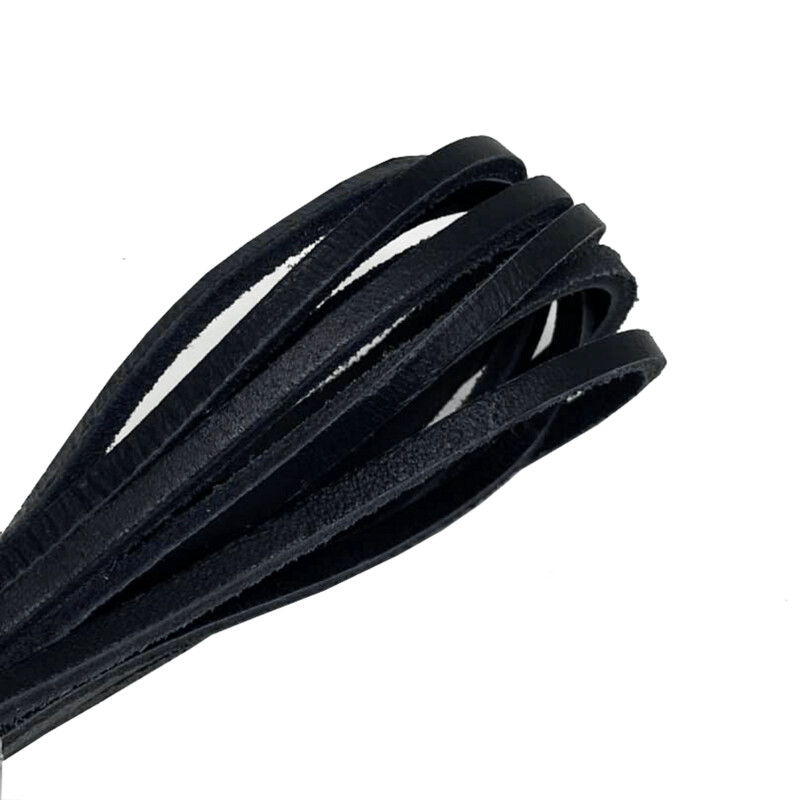 Lacets en cuir noirs