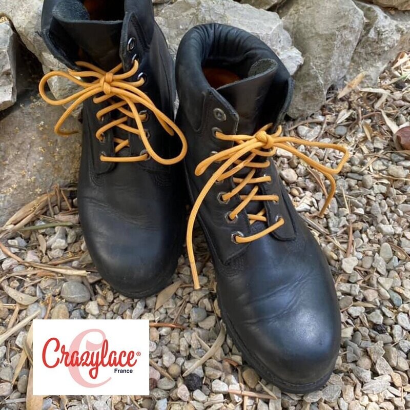 Caramel round laces in paracord 550 type 3