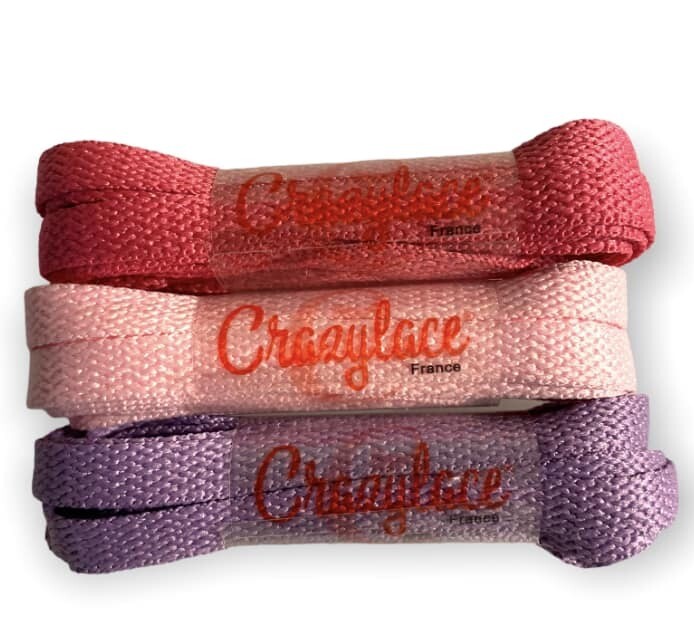 Girl Pack - 3 pairs of colorful shoelaces -