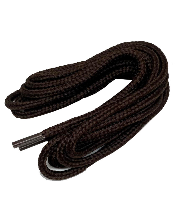 Lacets ronds marron foncé