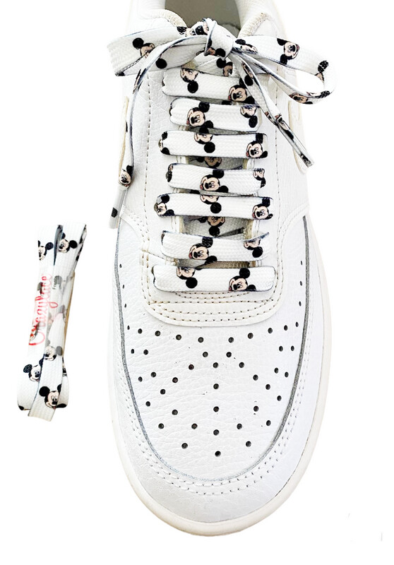 Mickey Mousse head shoelaces