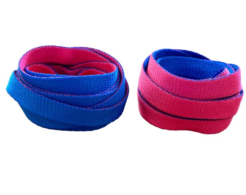 Lacets lace-pop donuts rose et bleu Lacets lace-pop donuts rose et bleu