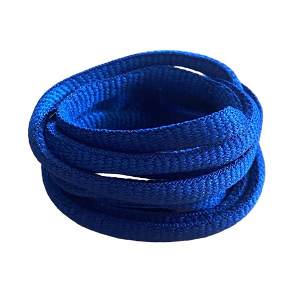 Lacets ovales bleu royal