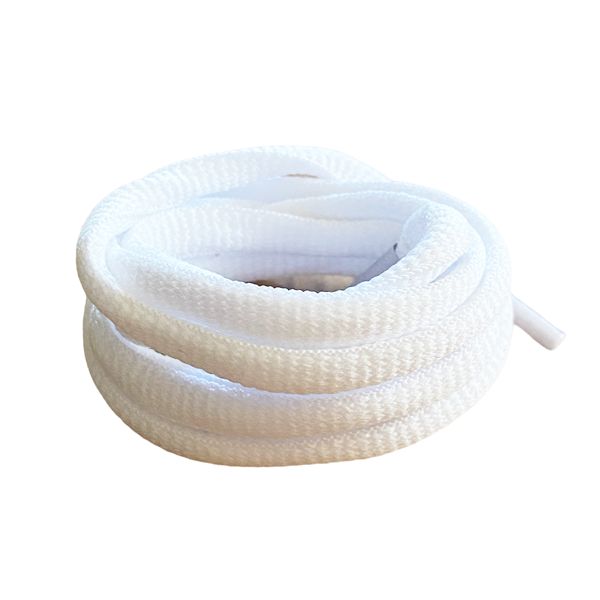 Lacets ovales blancs