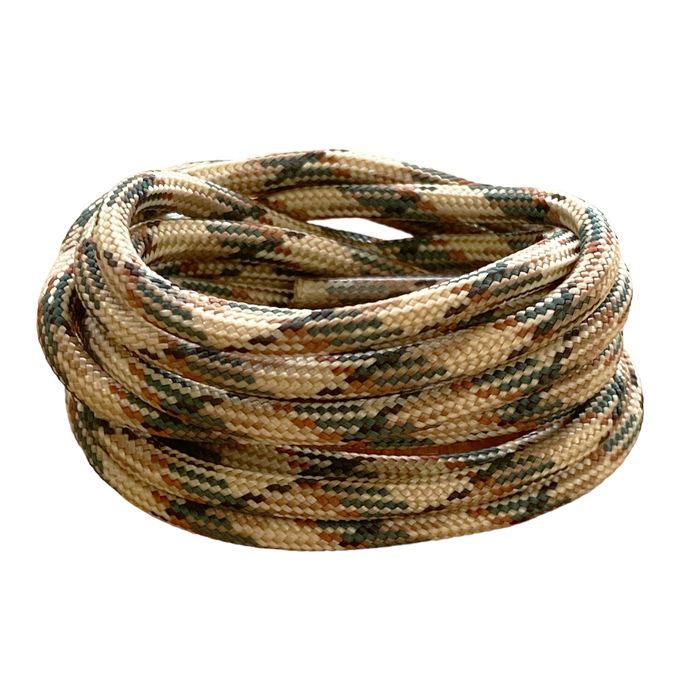 NEW- Camouflage round laces in 550 paracord type 3
