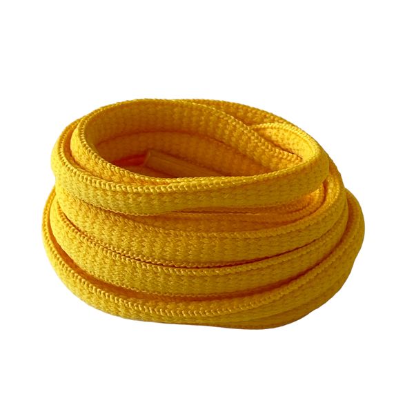 Lacets ovales jaune tournesol
