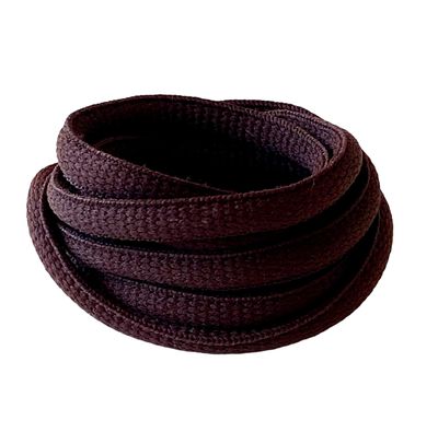 Brown oval laces