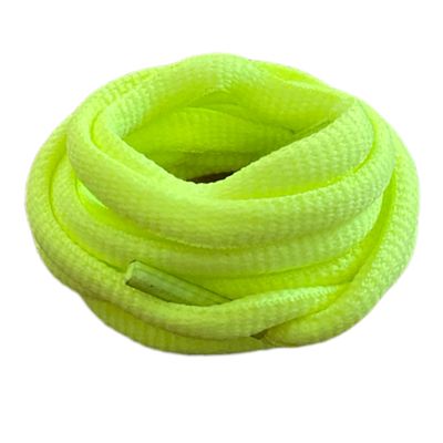 Lacets ovales jaune fluo