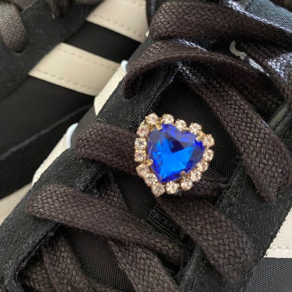 Bijoux à lacets Coeur en cristal