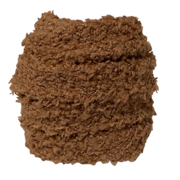 Lacets plats Fluffy marron Moccha – Style Urban Street, doux comme un nounours Lacets Fluffy peluche tout doux de couleur marron mocha