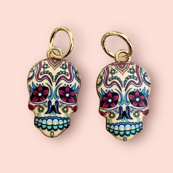 Bijoux charms Calaveras Catrinas
